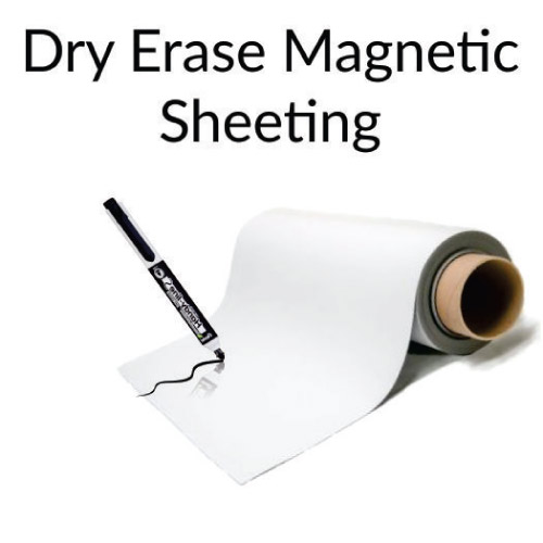 Magnetic Sheets with Outdoor Adhesive 10' Rolls