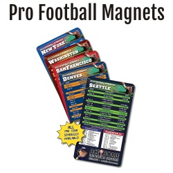 Pro Football Team Schedule Magnets