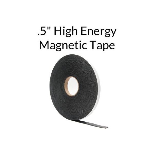 High Energy Flexible Magnetic Strip with Adhesive