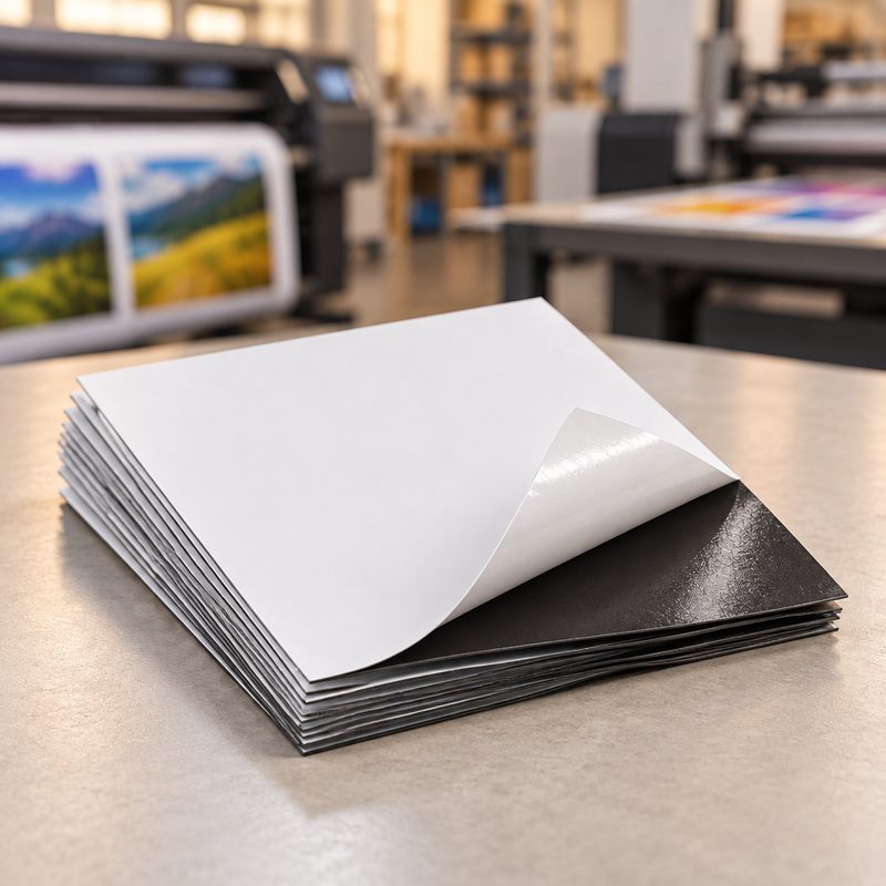 Magnet Sheets with Adhesive